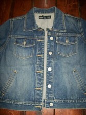 VINTAGE Express Jeans Denim Jean Jacket Size Medium I.D. 1103