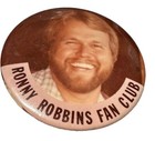 Vintage Ronny Robbins Fan Club Country Music Singer Band Star Pin Pinback Button