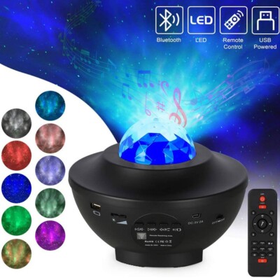 Star Projector Galaxy Night Light Bluetooth Speaker with Remote for Kids Bedroom