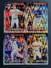 2024 Topps Chrome RAYWAVE REFRACTORS with Rookies You Pick