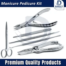 Podiatry Manicure Pedicure Nail Surgery Kit Ingrown Nail Removal Instruments Set