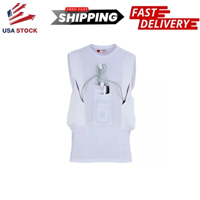 LVAD HeartMate Women s Shirt   Comfortable White Tee for LVAD Wear, S-3XL