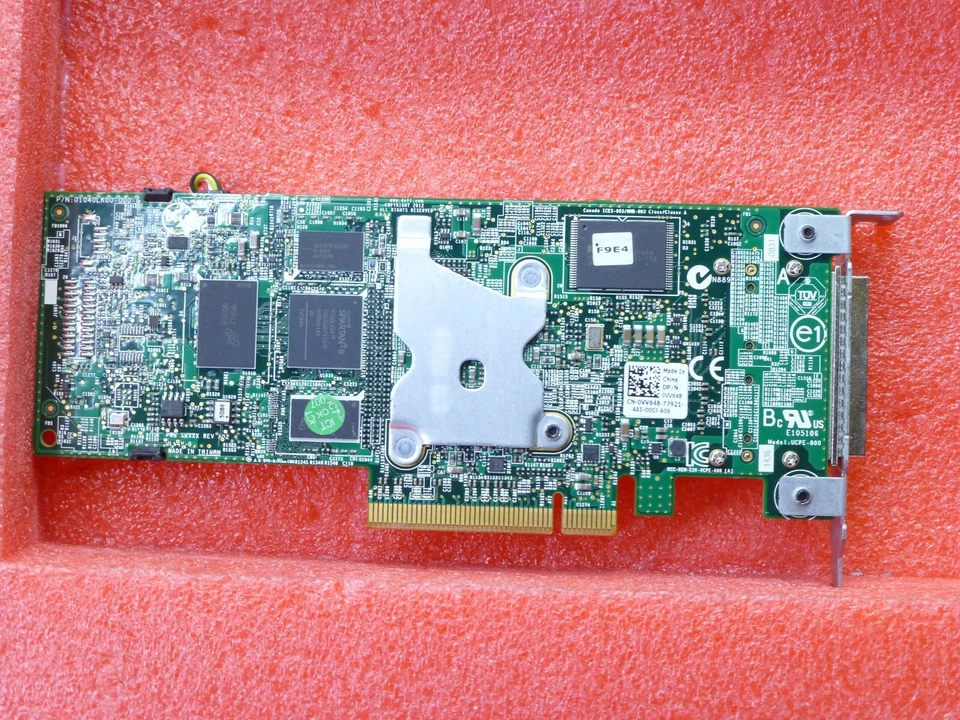  CONTROLADOR RAID DELL PERC H810 1GB 6GPS SAS SATA COM BATERIA 0VV648 SFF T7-B2 - Imagem 4 de 4