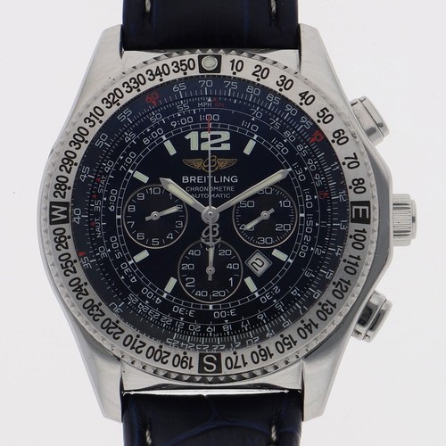 BREITLING Uhren A42362 Edelstahl/Leder mechanisch Automatik