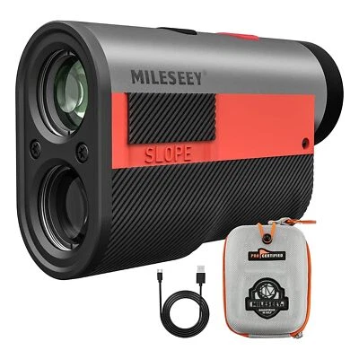 Mileseey 656 Yards High-Precision Golf Range finder w/ Slope Magnet Strip 650Yd