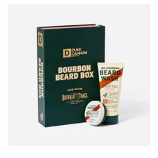 Duke Cannon The Bourbon Beard Box Buffalo Trace Bourbon Whiskey Gift Set  NEW
