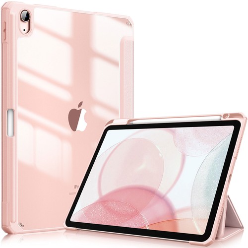 Funda delgada híbrida para iPad Air 11 pulgadas M2 2024 cubierta a prueba de golpes carcasa trasera transparente - Imagen 14 de 45