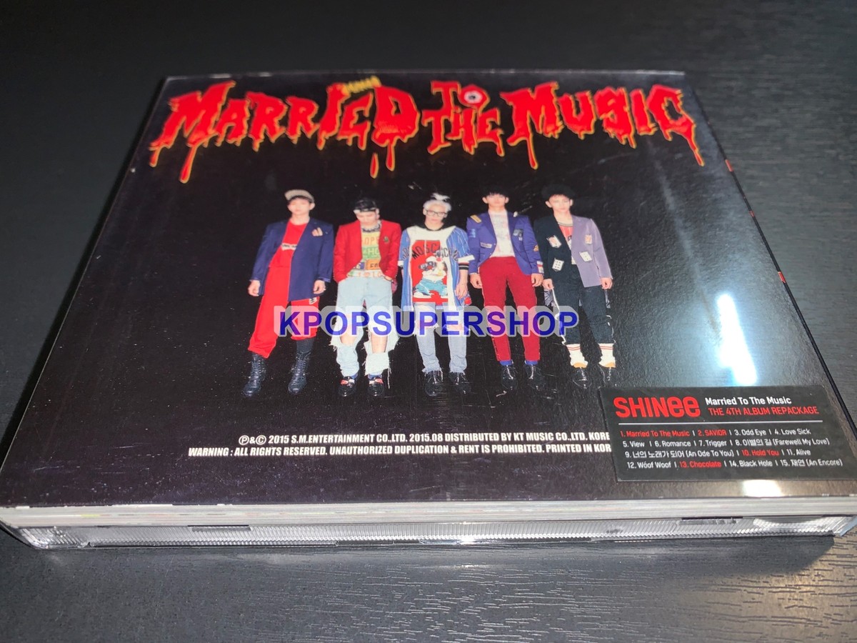 SHINee 4th Album Repackage Married to the Music CD Booklet Great