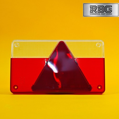 Replacement Lens Rear Light RIGHT for AJBA FP80 To Fit Erde Daxara Trailer Italy - Picture 9 of 10