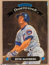 1993 Donruss DIAMOND KINGS #2 Ryne Sandberg Cubs HOF RARE ICONIC ART INSERT