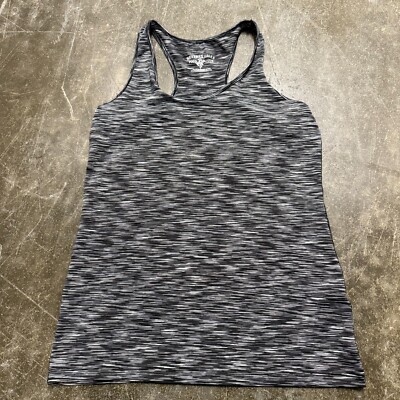 Beverly Hills Polo Club Tank Top Womens Small Gray Space Dye Sleeveless Pullover