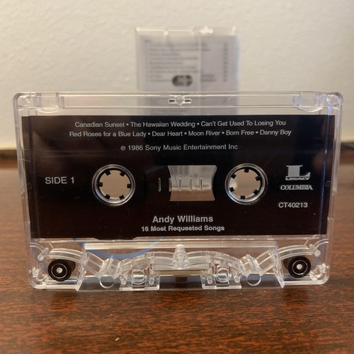 Andy Williams 16 Most Requested Songs & The Christmas Concert - Cassette Tapes - Picture 4 of 8