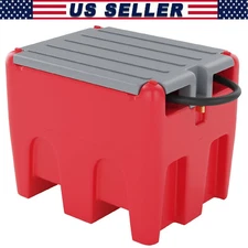 Portable Fuel Tank 58 Gal Diesel & Gasoline Tank with 12V Electric Transfer Pump