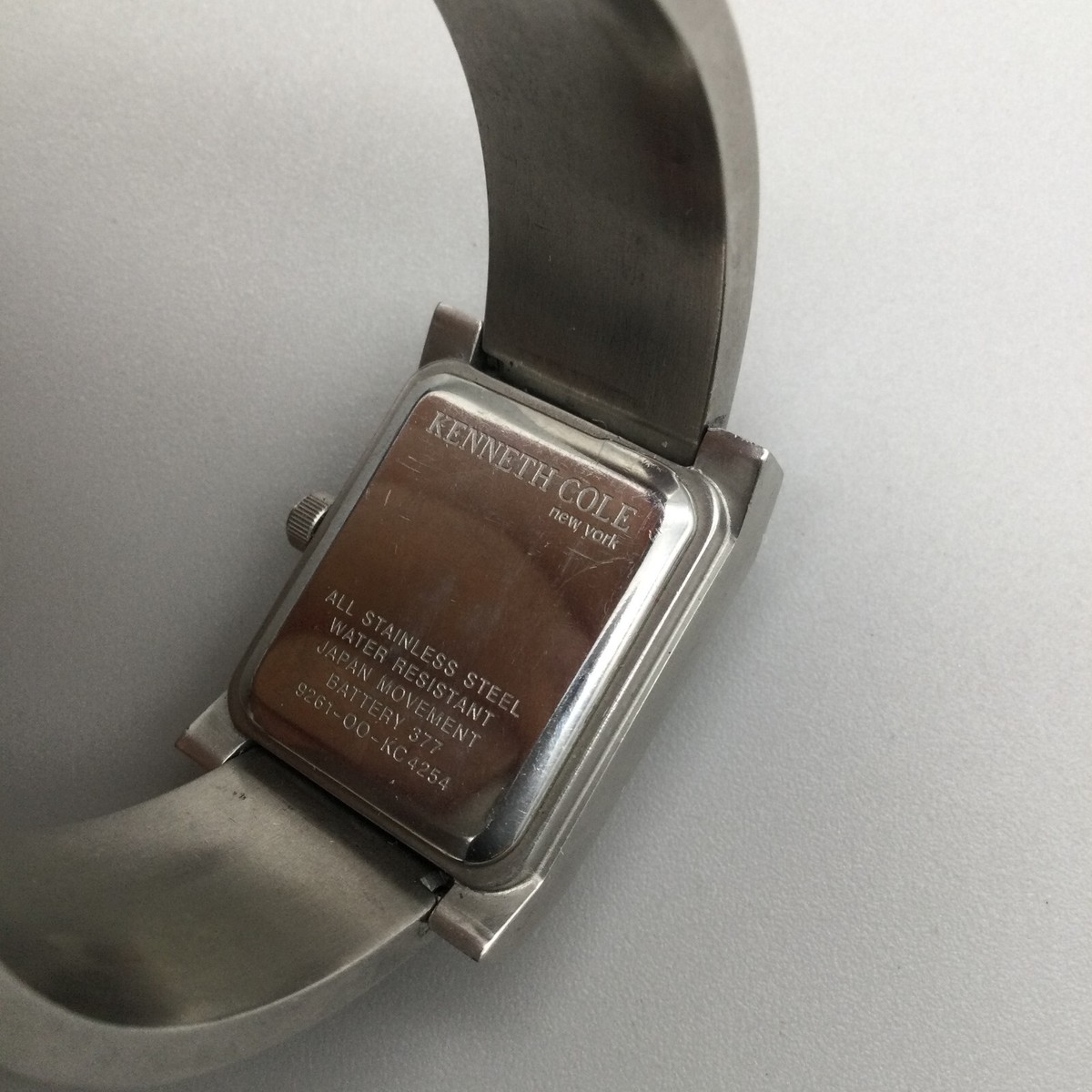 Kenneth Cole Tank Watch Women 21mm KC4254 Silver Tone  display picture 2