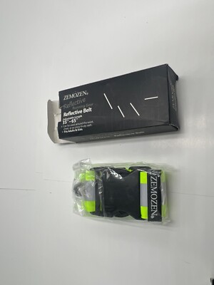 その他 RT QTY 6 Zemozen Reflective Belt Running Visibility Gear Adjustable