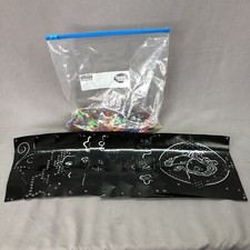 LITE BRITE PEGS MISC COLORS WITH 9 SHEETS - 5 PONY AND 4 OTHER PREOWNED