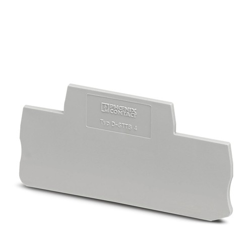 Cubierta de extremo 10 piezas PHOENIX D-STTB 4 3030462 83,5 × 2,2 × 39,7 mm gris nueva ✦KD - Imagen 2 de 4