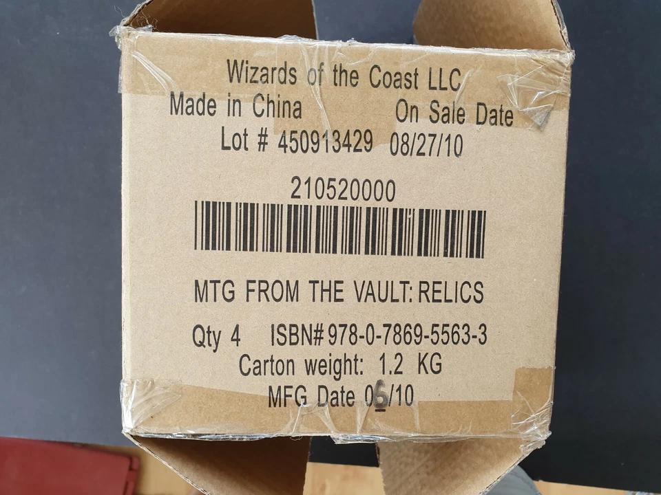 RARE MTG FROM THE VAULT RELICS  "OUTER CARTON " (for 4 pieces ) 06/2010 - Image 4 of 4