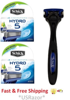 9 Schick Hydro 5 Razor Blades 4 8 Refill Cartridges fits Wilkinson Shaver Handle