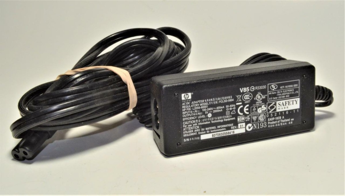 NEW? Genuine OEM HP V85 AC Adapter HP p/n L2056-60001 in 100-240v