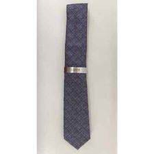 Alfani Men's Wendell Grid Tie Purple NEW