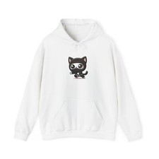 Ninja Kitty Cat Hoodie Sweatshirt, Fun Animal OG Jumper, Cozy Pet Lover RARE!!!