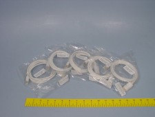  Lot of 5 White Mini DP Male to DP Male Cable 6 Ft AM-PB4011-DP-6FT