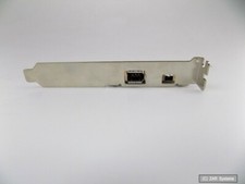 Original Asus FireWire + Mini IEEE1394a Bracket Blende Slot Adapter, NEUW. BULK