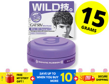 Mandom GATSBY Moving Rubber Hair Styling Wax WILD SHAKE 15g