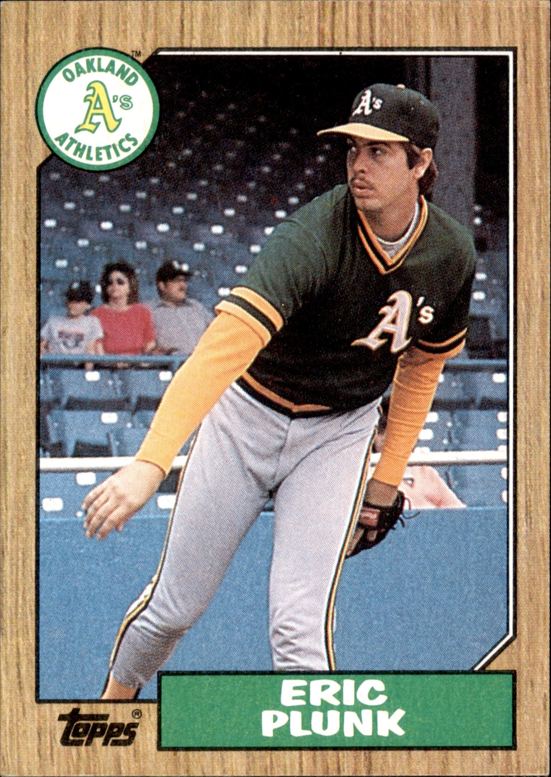 Eric Plunk #587 1987 Topps