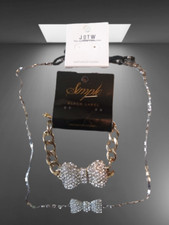 Bow Necklace and Bracelet Set