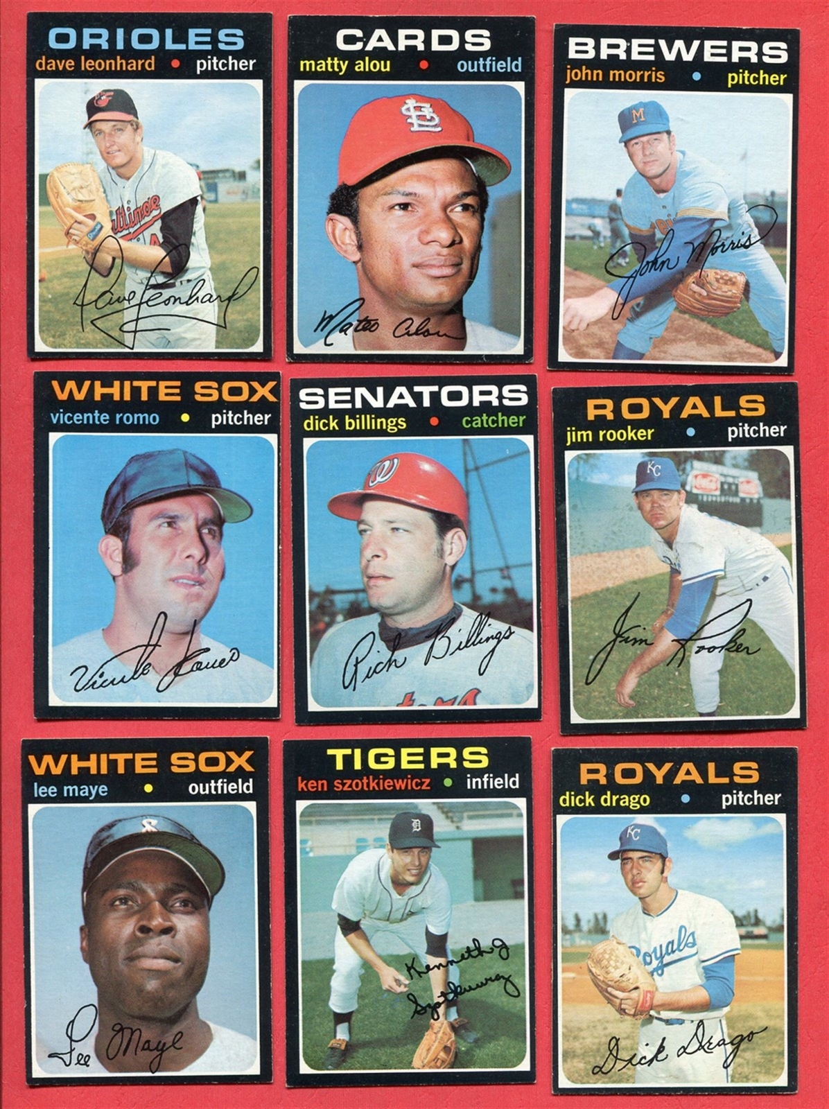 1971 Topps Baseball High # Collection (220 1971 Topps Baseball High # Collection (220