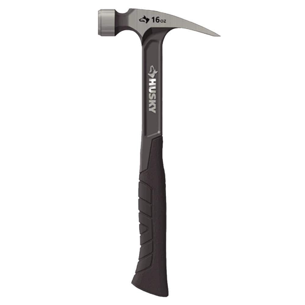 Husky 16 oz. Steel Rip Claw Hammer reducing the amount of blows needed to accomp
