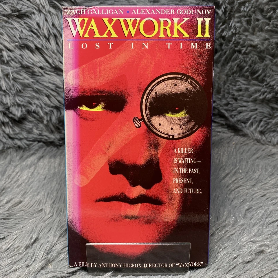 Waxwork 2 Lost in Time VHS Tape 1992 Horror Gore Zach Galligan Alexander Godunov - Image 2 of 4