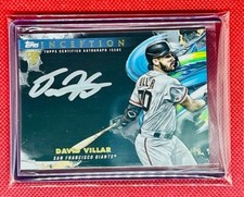 DAVID VILLAR - 2023 Inception Silver Signing Rookie RC Auto #ISS-DV /99 - Giants