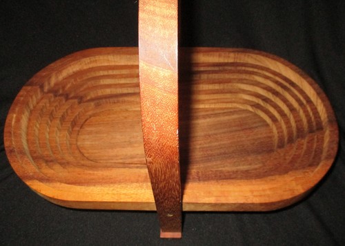 Hawaii VINTAGE MIKE TYLER ZUSAMMENKLAPPBARE HOLZSCHALE 16 1/2" x 9 1/2" x 1 1/2" - Bild 5 von 9