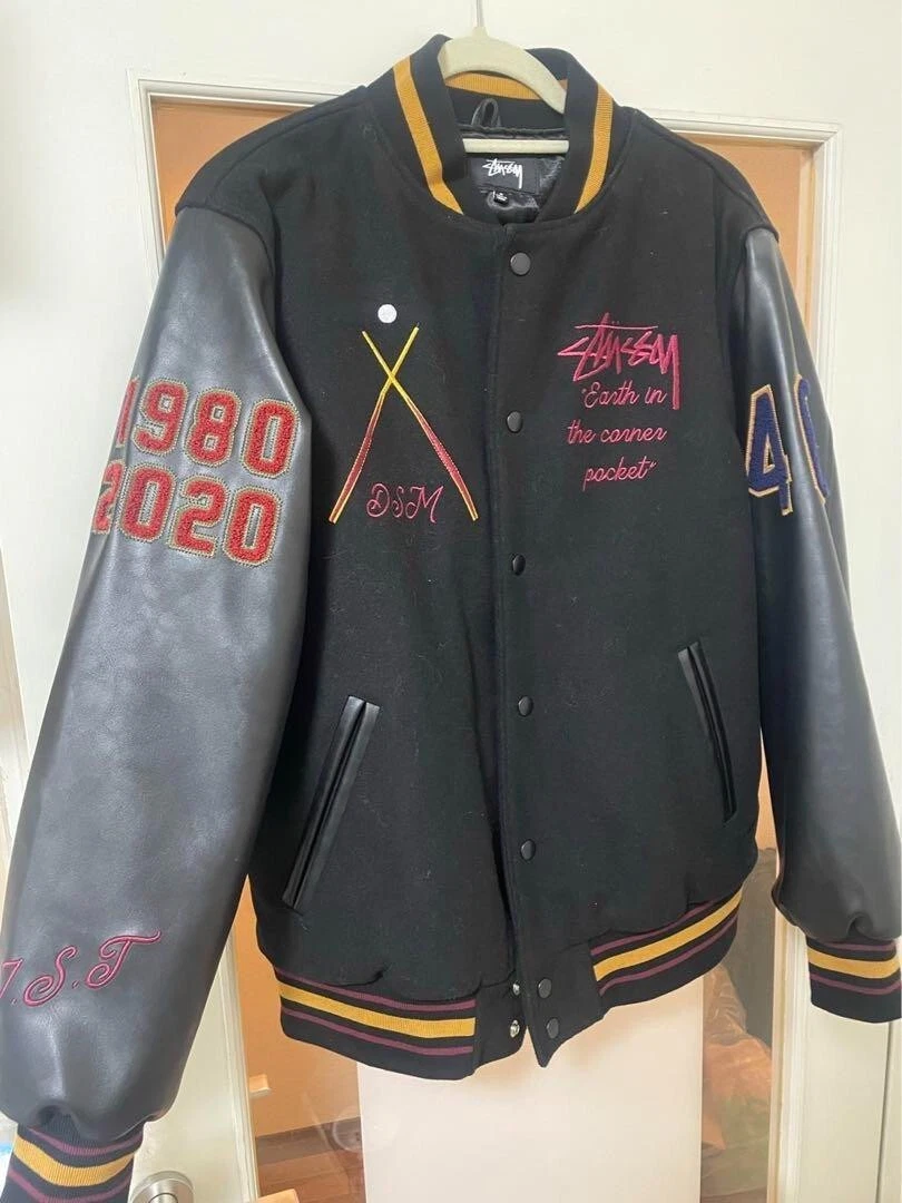 STUSSY 40TH ANNIVERSARY IST VARSITY JACKET size M from Japan