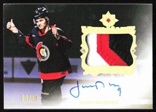 2023-24 Upper Deck Ultimate Collection Access Patch Josh Norris Auto 06/49