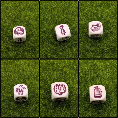 Asmodee Rory's Story Cubes Eco Blister Fantasia – Gioco Di Dadi Per Inventare Storie, Stimola Creatività E Linguaggio, 9 Dadi - 5