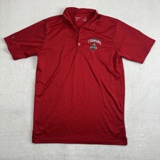 Antigua 2022 WNBA Champions Las Vegas Aces Red Short Sleeve Polo Men's Medium