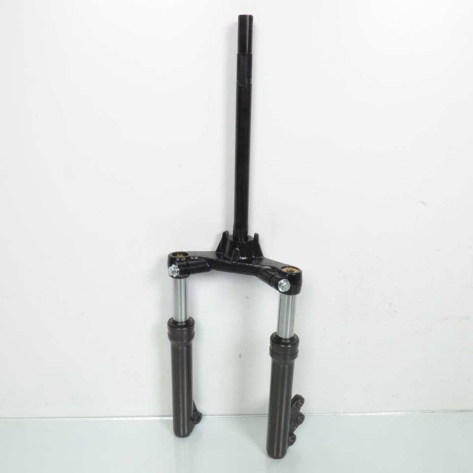 Fourche P2R MBK Booster 50 amortisseur hydraulique renforcé acier et alu noir