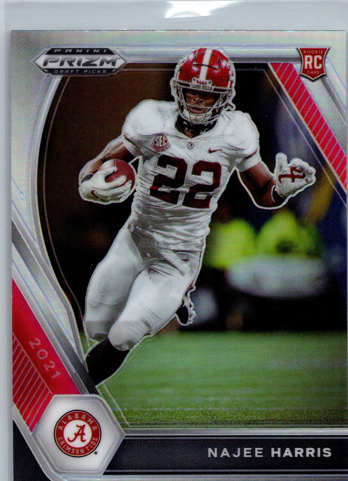 2021 Panini Prizm Draft Picks Collegiate #102 Najee Harris Silver