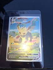 Pokemon TCG Evolving Skies Leafeon VMAX Secret Rare Alt Art Card 205/203