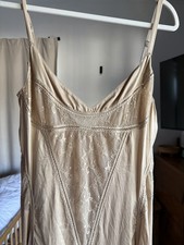 Vintage Victoria Secret 100 Silk Slip Dress, Medium, Maxi Nightgown RARE