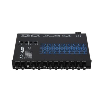 9-Band-Equalizer, Hohe Leistung, 9 Ausgleichsbänder, 12 V DC für Boot, Wohn8235