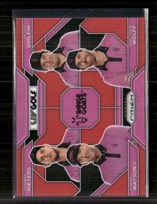 2024 Panini Prizm LIV Golf Watson Pieters Uihlein Wolff #64 Pink 049/149