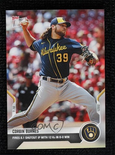 2021 Topps Now 522 Corbin Burnes