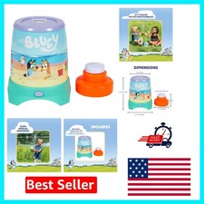 Bluey Cyclone Bubble Machine for Kids - Safe No Spill Design Portable Play