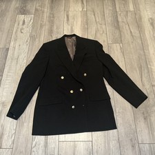 Hart Schaffner  Marx Double-breasted blazer 41L Long Black