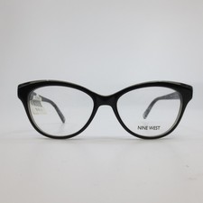 Nine West NW5131 Black Cat Eye Eyeglasses Frames 51-16-135 Glitter Detail